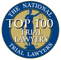 Top 100 trial lawyers badge